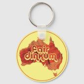 オーストラリアのフェアディンカム キーホルダー (正面)