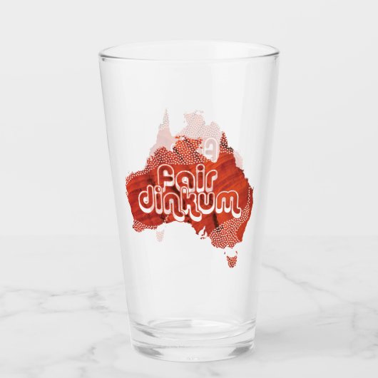 オーストラリアのフェアディンカム タンブラーグラス (正面)