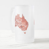 オーストラリアのフェアディンカム フロストグラスビールジョッキ (正面左)