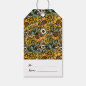 オーストラリアのブッシュワイルドフラワーサマーガーデン ギフトタグ (裏面)