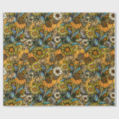 オーストラリアのブッシュワイルドフラワーサマーガーデン ラッピングペーパー (フラット)