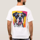 オーストラリアのブルドッグ犬 Tシャツ (裏面)
