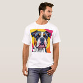 オーストラリアのブルドッグ犬 Tシャツ (正面フル)
