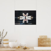 オーストラリアのペリカン目の目立ち ポスター (キッチン)