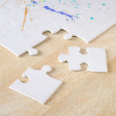 オーストラリアのペンキは地図をはねかけます ジグソーパズル (側面)