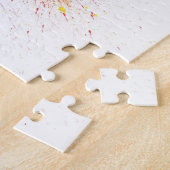 オーストラリアのペンキは地図をはねかけます ジグソーパズル (側面)