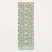 オーストラリアのボトルブラシカントリーガーデンブルーヨガマ ヨガマット (正面)