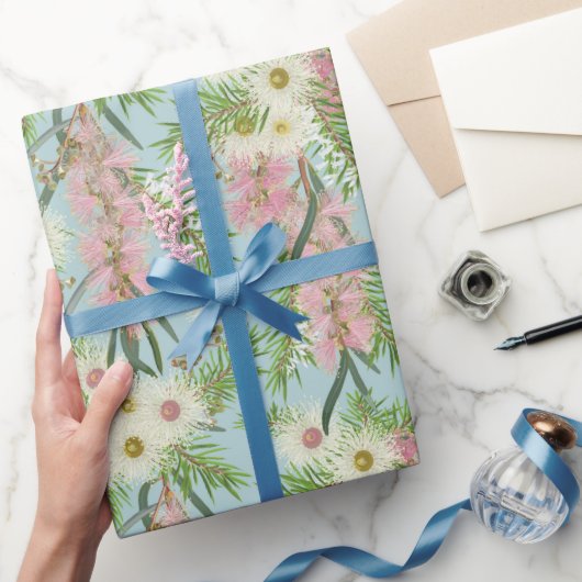 オーストラリアのボトルブラシカントリーガーデン ラッピングペーパー (ギフト)