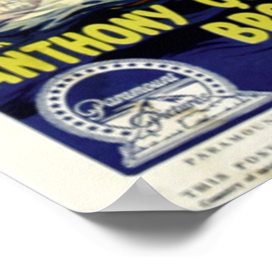 オーストラリアのポスター~男失ったの島~1939年の映画 ポスター (角)