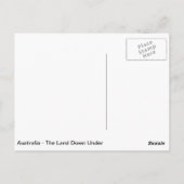 オーストラリアのポストカード ポストカード (裏面)