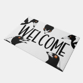 オーストラリアのマグパイウェルカムマット ドアマット (アングル)