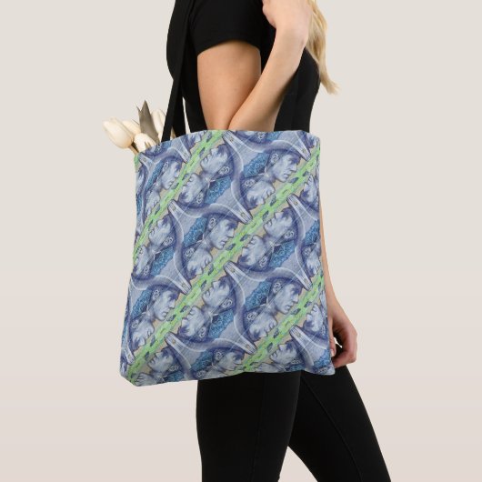 オーストラリアのマネーパターン トートバッグ (クローズアップ)