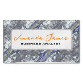 オーストラリアのマネーパターン マグネット名刺 (正面)