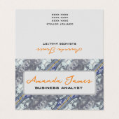 オーストラリアのマネーパターン 名刺 (外部フラット)