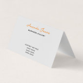 オーストラリアのマネーパターン 名刺 (裏面)