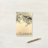 オーストラリアのメモ帳 ポストイット (デスク上)