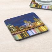 オーストラリアのメルボルン。2人の夜景 コースター (左側)