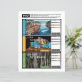 オーストラリアのモックチケット旅行とイベント (スタンド正面)