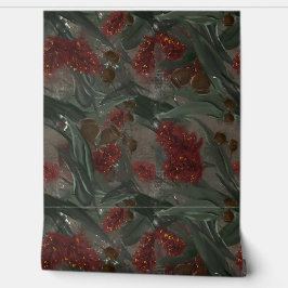 オーストラリアのユーカリボトルブラシ花柄 壁紙