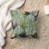オーストラリアのユーカリ花幾何学デザイン クッション (ブランケット)