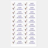 オーストラリアのユーモアのカンガルーパーソナライズされたロ ラベル (シート)