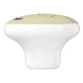 オーストラリアのユーモアのカンガルー漫画イラストレーション セラミックノブ (側面)