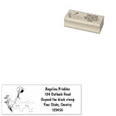 オーストラリアのユーモアのカンガルー漫画イラストレーション ラバースタンプ (押印)