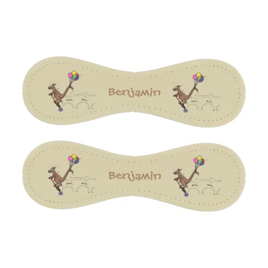 オーストラリアのユーモアのカンガルー漫画イラストレーション 野球ボール (パネル)