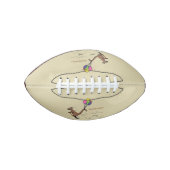 オーストラリアのユーモアカンガルー漫画イラストレーション アメリカンフットボール (正面)