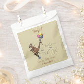 オーストラリアのユーモア キングヌー カルカチュア イラスト フェイバーバッグ (クリップ留めされた状態)