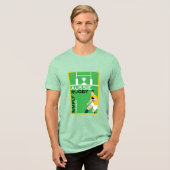 オーストラリアのラグビー選手 トライブレンドＴシャツ (正面全面)