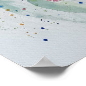 オーストラリアのロセルラパロットウォーターのアートポスター ポスター (角)