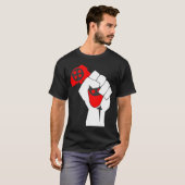 オーストラリアのワイシャツ-黒--を育って下さい Tシャツ (正面フル)