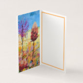 オーストラリアのワイルドフラワーカード (内部)