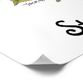 オーストラリアのワイルドフラワーズスタルトデザートピー ポスター (角)