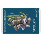 オーストラリアのヴィンテージポスター マグネット (横)