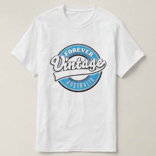 オーストラリアのヴィンテージロゴ Tシャツ (デザイン正面)
