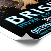 オーストラリアのヴィンテージ旅行のポスターを復元 ポスター (角)