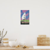 オーストラリアのヴィンテージ旅行のポスターを復元 ポスター (キッチン)