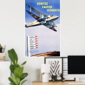 オーストラリアのヴィンテージ旅行のポスターを復元 ポスター (ホームオフィス)