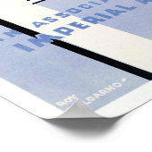 オーストラリアのヴィンテージ旅行のポスターを復元 ポスター (角)