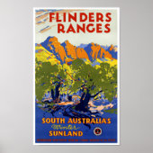 オーストラリアのヴィンテージ旅行のポスターを復元 ポスター (正面)