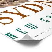 オーストラリアのヴィンテージ旅行のポスターを復元 ポスター (角)