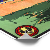 オーストラリアのヴィンテージ旅行のポスターを復元 ポスター (角)