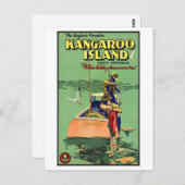 オーストラリアのヴィンテージ旅行のポスターを復元 ポストカード (正面/裏面)