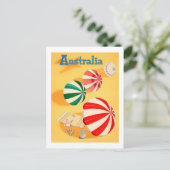 オーストラリアのヴィンテージ旅行 ポストカード (スタンド正面)