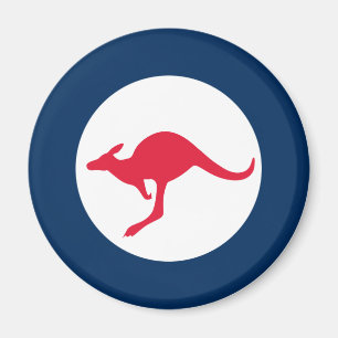 オーストラリアの丸い国の国旗のシンボル軍のミリタール マグネット