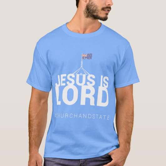 オーストラリアの主はイエス・キリスト ファミリー Tシャツ (正面)