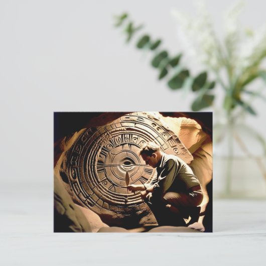 オーストラリアの先住民が夢の時間を待ち望む シーズンポストカード (スタンド正面)