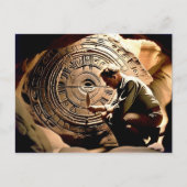 オーストラリアの先住民が夢の時間を待ち望む シーズンポストカード (正面)